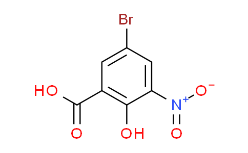 CAS No. 10169-50-3, 5-Bromo-2-hydroxy-3-nitrobenzoic acid