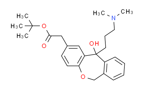 CAS No. 1018464-53-3, tert-butyl2-(11-(3-(dimethylamino)propyl)-11-hydroxy-6,11-dihydrodibenzo[b,e]oxepin-2-yl)acetate
