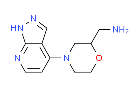 CAS No. 1034769-58-8, (4-(1H-Pyrazolo[3,4-b]pyridin-4-yl)morpholin-2-yl)methanamine