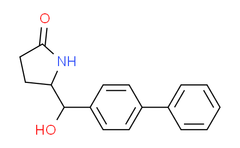 CAS No. 1038925-27-7, 5-([1,1'-biphenyl]-4-yl(hydroxy)methyl)pyrrolidin-2-one