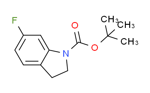 CAS No. 1065183-64-3, Tert-butyl 6-fluoroindoline-1-carboxylate