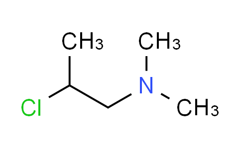 CAS No. 108-14-5, 2-chloro-N,N-dimethylpropan-1-amine