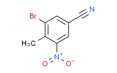 CAS No. 1082041-95-9, Benzonitrile, 3-bromo-4-methyl-5-nitro-