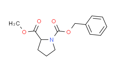 CAS No. 108645-62-1, 1,2-Pyrrolidinedicarboxylic acid, 2-methyl 1-(phenylmethyl) ester