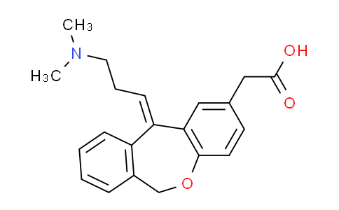 CAS No. 113805-63-3, (E)-2-(11-(3-(dimethylamino)propylidene)-6,11-dihydrodibenzo[b,e]oxepin-2-yl)aceticacid