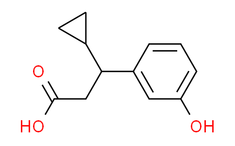 DY586778 | 1142224-60-9 | 3-cyclopropyl-3-(3-hydroxyphenyl)propanoicacid