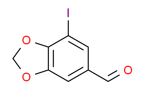 CAS No. 1152538-80-1, 7-iodobenzo[d][1,3]dioxole-5-carbaldehyde