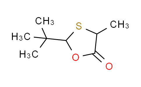 CAS No. 115589-80-5, 2-tert-butyl-4-methyl-[1,3]oxathiolan-5-one