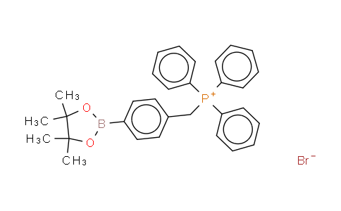 CAS No. 1169942-85-1, Phosphonium,triphenyl[[4-​(4,​4,​5,​5-​tetramethyl-​1,​3,​2-​dioxaborolan-​2-​yl)​phenyl]​methyl]​-​,bromide(1:1)