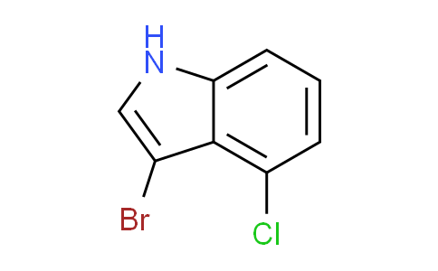 CAS No. 1181332-74-0, 3-bromo-4-chloro-1H-indole