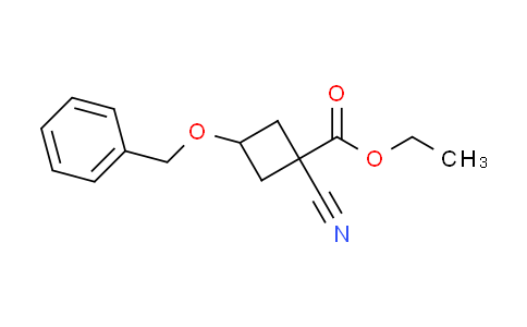CAS No. 1181816-13-6, ethyl 3-(benzyloxy)-1-cyanocyclobutane-1-carboxylate