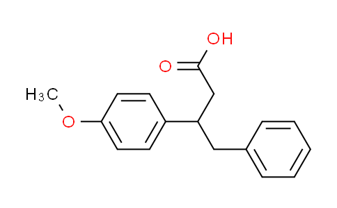 CAS No. 118806-78-3, 3-(4-methoxyphenyl)-4-phenylbutanoicacid