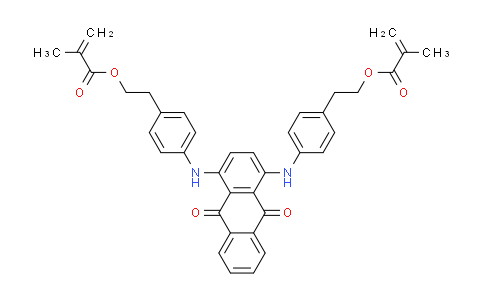 CAS No. 121888-69-5, 1,4-Bis(4-(2-Methacryloxyethyl)Phenylamino)Anthraquinone