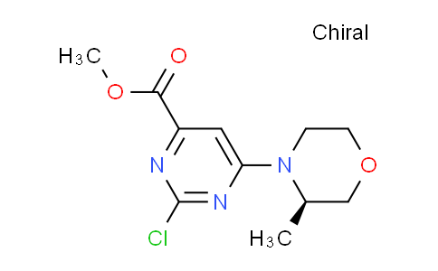 CAS No. 1233339-69-9, (R)-methyl2-chloro-6-(3-methylmorpholino)pyrimidine-4-carboxylate