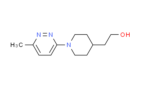 CAS No. 124438-51-3, 2-(1-(6-methylpyridazin-3-yl)piperidin-4-yl)ethanol