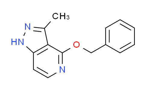 CAS No. 1246348-84-4, 1H-Pyrazolo[4,3-c]pyridine, 3-methyl-4-(phenylmethoxy)-