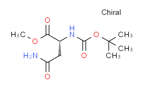 CAS No. 124842-28-0, (R)-Methyl 4-aMino-2-((tert-butoxycarbonyl)aMino)-4-oxobutanoate