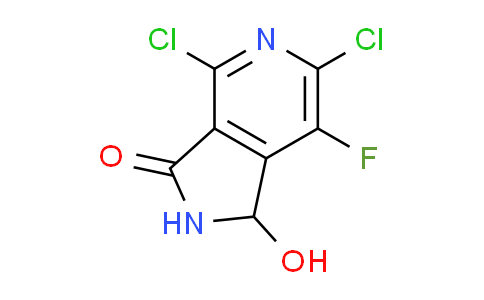 CAS No. 1312693-68-7, 4,6-dichloro-7-fluoro-1-hydroxy-1H-pyrrolo[3,4-c]pyridin-3(2H)-one