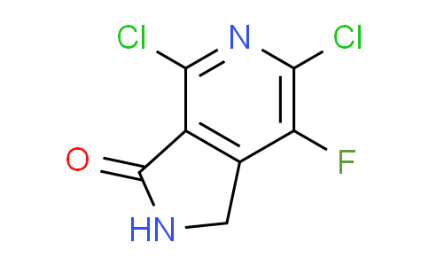 CAS No. 1312693-69-8, 3H-Pyrrolo[3,4-c]pyridin-3-one, 4,6-dichloro-7-fluoro-1,2-dihydro-