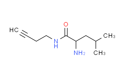 CAS No. 1339787-33-5, 2-amino-N-(but-3-yn-1-yl)-4-methylpentanamide