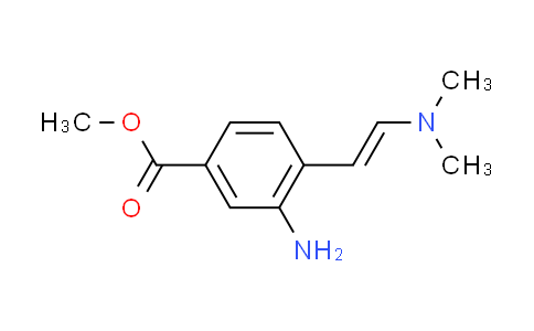 CAS No. 1345021-75-1, (E)-methyl3-amino-4-(2-(dimethylamino)vinyl)benzoate