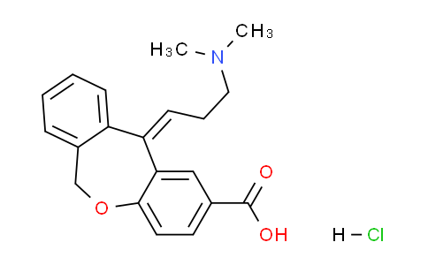 DY586865 | 1348522-07-5 | (Z)-11-(3-(dimethylamino)propylidene)-6,11-dihydrodibenzo[b,e]oxepine-2-carboxylicacid hydrochloride