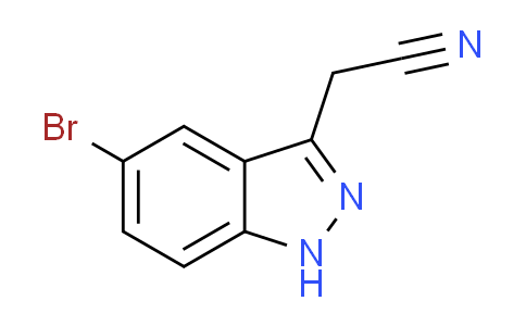 CAS No. 1352887-90-1, 1H-Indazole-3-acetonitrile, 5-bromo-