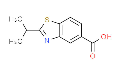 CAS No. 1368530-92-0, 2-(1-methylethyl)-5-Benzothiazolecarboxylic acid