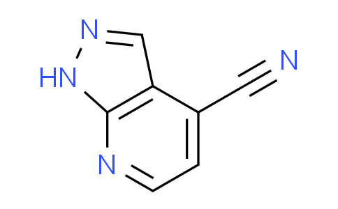 CAS No. 1378652-03-9, 1H-pyrazolo[3,4-b]pyridine-4-carbonitrile
