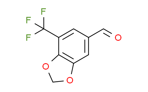 CAS No. 1417353-80-0, 1,3-Benzodioxole-5-carboxaldehyde, 7-(trifluoroMethyl)-