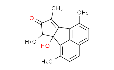 CAS No. 146885-82-7, 8H-Cyclopent[a]acenaphthylen-8-one, 6b,7-dihydro-6b-hydroxy-1,6,7,9-tetramethyl-