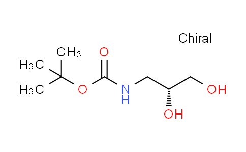 CAS No. 148983-23-7, (R)-tert-butyl(2,3-dihydroxypropyl)carbamate