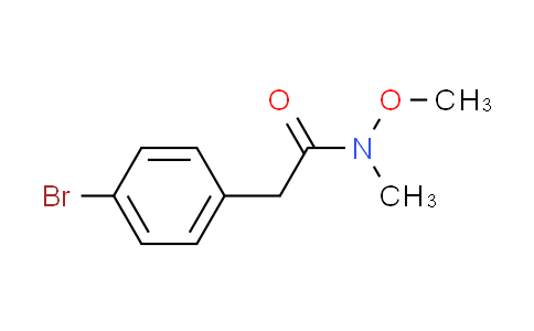 CAS No. 149652-50-6, 2-(4-bromophenyl)-N-methoxy-N-methylacetamide