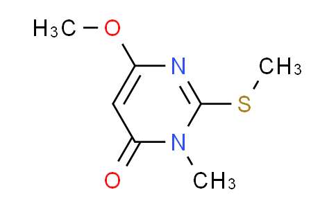CAS No. 156112-55-9, 6-methoxy-3-methyl-2-(methylthio)pyrimidin-4(3H)-one