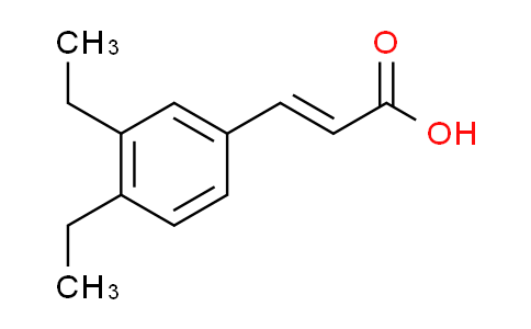 CAS No. 1564432-54-7, (E)-3-(3,4-diethylphenyl)acrylicacid