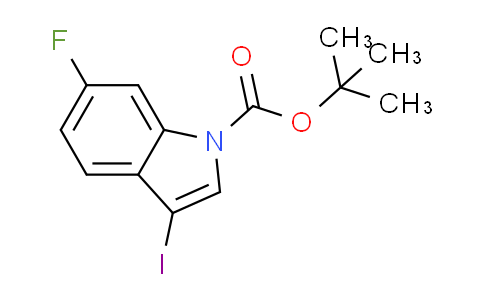 CAS No. 1627722-96-6, tert-butyl 6-fluoro-3-iodo-1H-indole-1-carboxylate