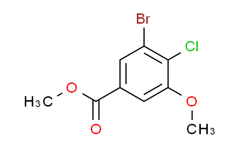 CAS No. 1628540-03-3, methyl 3-bromo-4-chloro-5-methoxybenzoate