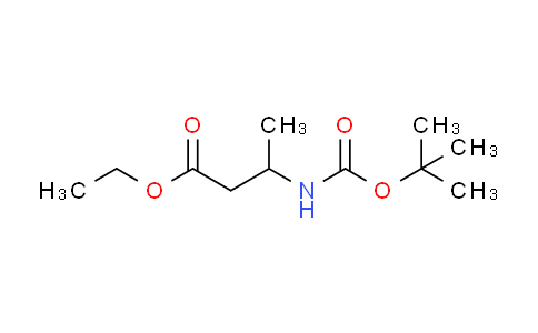 CAS No. 166194-56-5, ethyl3-((tert-butoxycarbonyl)amino)butanoate