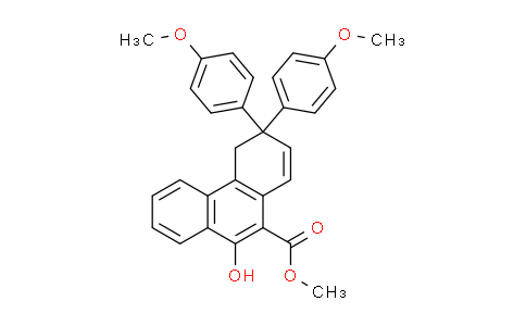 CAS No. 169682-11-5, methyl10-hydroxy-6,6-bis(4-methoxyphenyl)-5,6-dihydrophenanthrene-9-carboxylate