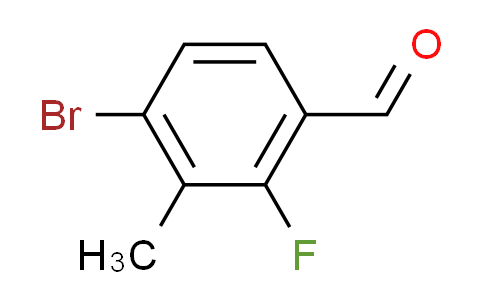 CAS No. 1784897-62-6, 4-bromo-2-fluoro-3-methylbenzaldehyde