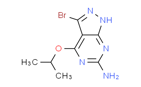 CAS No. 183274-50-2, 1H-Pyrazolo[3,4-d]pyrimidin-6-amine, 3-bromo-4-(1-methylethoxy)-
