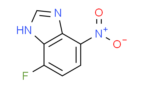 CAS No. 18645-93-7, 7-fluoro-4-nitro-1H-benzo[d]imidazole