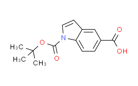 CAS No. 188751-54-4, 1-(tert-Butoxycarbonyl)-1H-indole-5-carboxylic acid