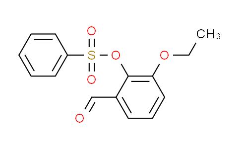 CAS No. 20041-60-5, 2-Ethoxy-6-formylphenyl benzenesulfonate