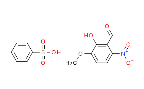 CAS No. 2426-60-0, 2-Hydroxy-6-nitro-M-anisaldehyde Benzenesulfonate