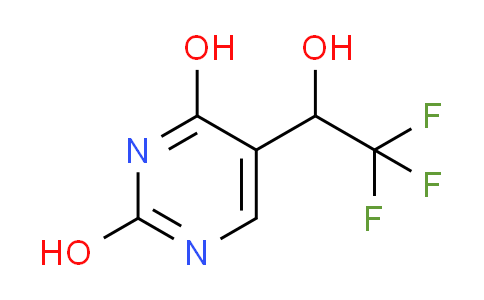 CAS No. 261171-69-1, 5-(2,2,2-trifluoro-1-hydroxyethyl)pyrimidine-2,4-diol