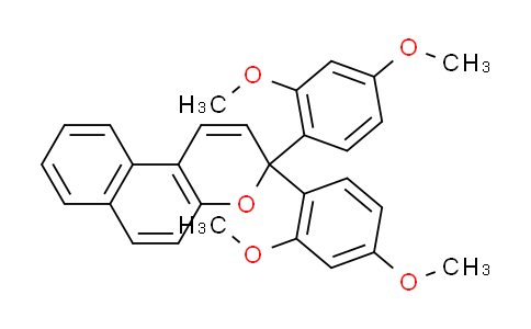 CAS No. 312928-60-2, 3,3-bis(2,4-dimethoxyphenyl)-3H-benzo[f]chromene