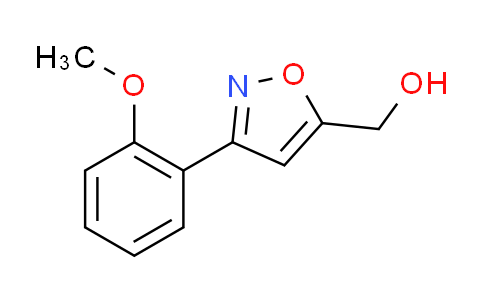 CAS No. 345967-78-4, (3-(2-methoxyphenyl)isoxazol-5-yl)methanol