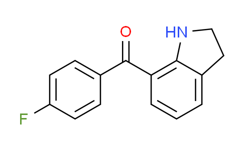 CAS No. 405275-25-4, (4-fluorophenyl)(indolin-7-yl)methanone
