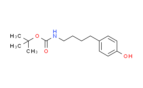 CAS No. 465529-53-7, tert-butyl(4-(4-hydroxyphenyl)butyl)carbamate
